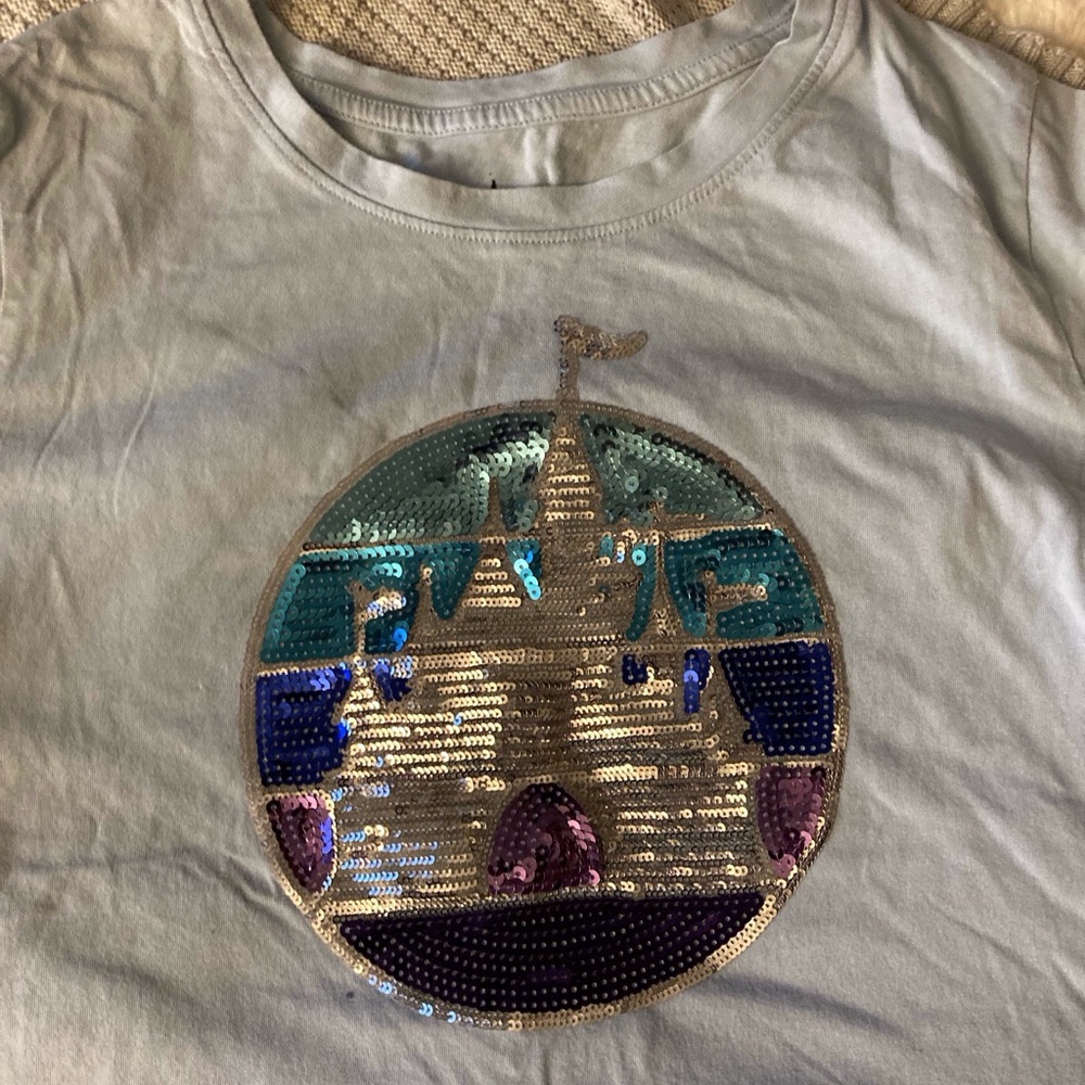 Disney Castle Sequin Tee